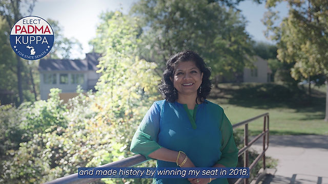 Courage 30s - Padma Kuppa for MI State Senate